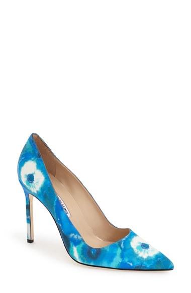 Women's Manolo Blahnik 'bb' Pointy Toe Pump, 4 Heel