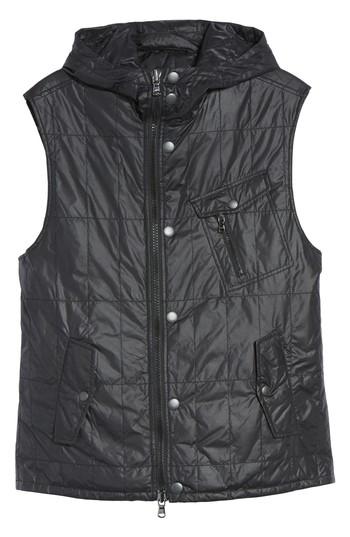 Men's John Varvatos Star Usa Quilted Vest - Black