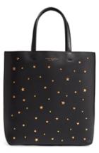 Tory Burch Small Star Studded Leather Tote - Black