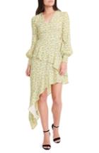 Women's Afrm Mabel Cutout Asymmetrical Dress - Yellow