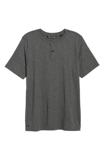 Men's Travis Mathew Devane Henley - Grey