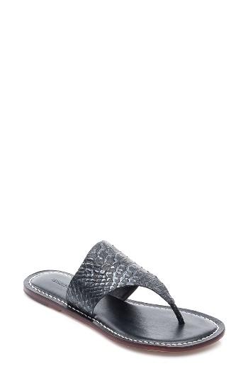 Women's Bernardo Monica Thong Sandal .5 M - Black