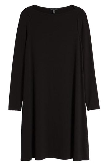 Women's Eileen Fisher Bateau Neck Jersey Dress
