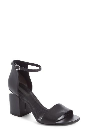 Women's Alexander Wang 'abby' Ankle Strap Sandal Us / 35eu - Black