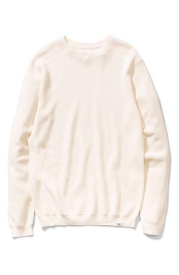 Men's Norse Projects Lauge Waffle Knit Sweatshirt
