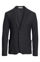 Men's Armani Collezioni Regular Fit Stretch Blazer Us / 48 Eu R - Black