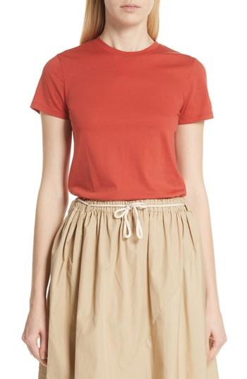 Women's Vince Essential Pima Cotton Tee - Red