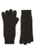 Women's Nordstrom Knit Tech Gloves, Size - Black