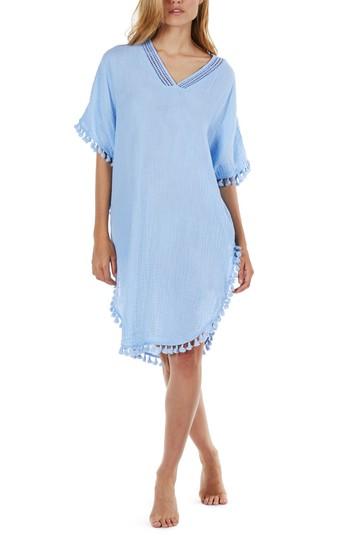 Women's Michael Stars Tassel Trim Cover-up Tunic - Blue