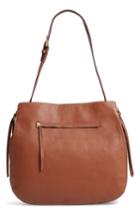 Nordstrom Finley Leather Hobo - Brown