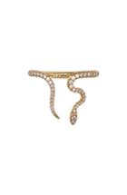 Women's Nora Kogan Alexandra Diamond Open Snake Ring