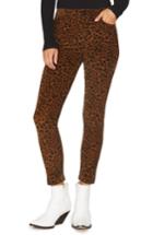 Women's Sanctuary Leopard Affair Corduroy Pants - Brown