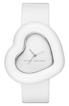 Women's Marc Jacobs Heart Leather Strap Watch, 39mm