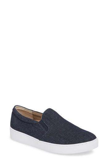 Women's Vionic Double Gore Slip-on M - Blue