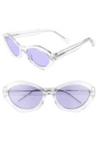 Women's #quayxkylie 54mm As If Oval Sunglasses -