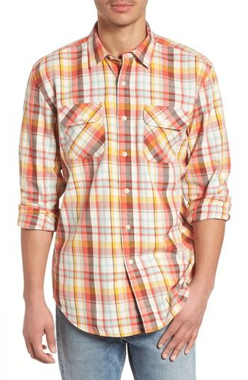 Men's Pendleton Beach Shack Twill Shirt - Coral