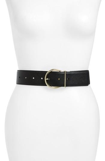Women's Kate Spade New York Reversible Sparkle Leather Belt