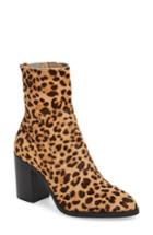 Women's Steve Madden Rewind-l Genuine Calf Hair Bootie M - Brown