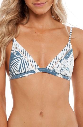 Women's Rhythm Honolulu Triangle Bikini Top - Blue