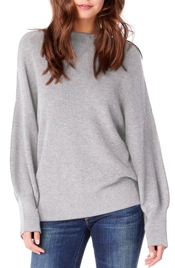 Women's Michael Stars Mock Neck Dolman Sleeve Pullover - Grey