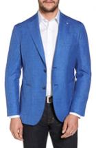 Men's L.b.m. 1911 Classic Fit Wool Blend Blazer Us / 50 Eu R - Blue