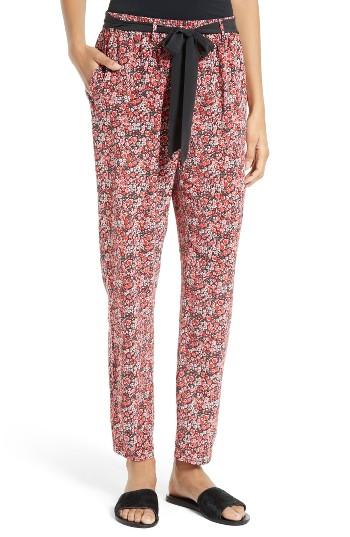 Women's Joie Julietta Floral Silk Tie Waist Pants