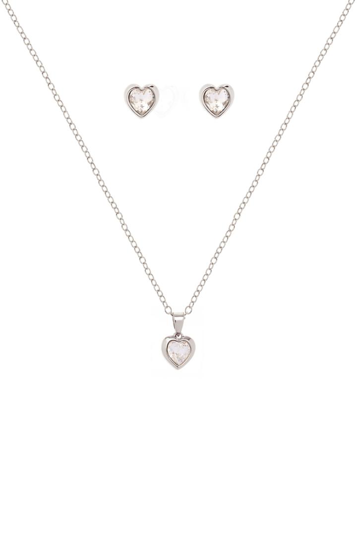 Women's Ted Baker London Hadeya Sweetheart Earrings & Necklace Gift Set