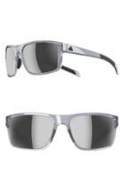 Women's Adidas Whipstart 61mm Mirrored Sunglasses - Shiny Grey/ Chrome