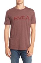Men's Rvca Big Logo T-shirt - Burgundy