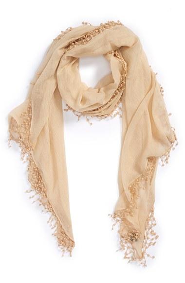 Women's La Fiorentina 'pompom' Cashmere Wrap