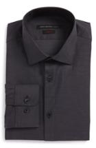 Men's John Varvatos Star Usa Slim Fit Dress Shirt R - Grey