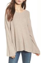 Women's Madewell Northroad Pullover Sweater, Size - Brown