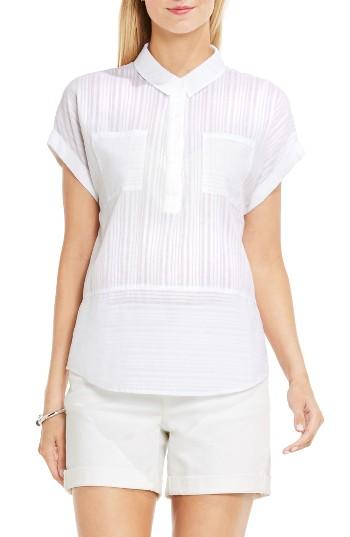 Women's Two By Vince Camuto Shadow Stripe Top - White