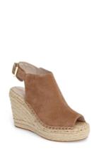 Women's Kenneth Cole New York 'olivia' Espadrille Wedge Sandal M - Brown
