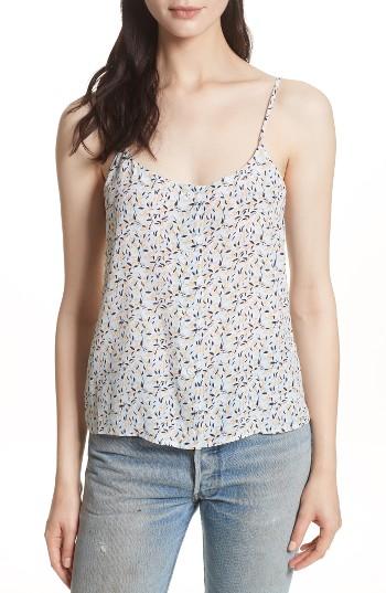 Women's Equipment Perrin Print Silk Camisole - White