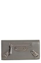 Women's Balenciaga Metallic Edge Money Leather Wallet -