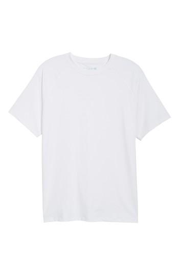 Men's Peter Millar Rio Regular Fit Technical T-shirt, Size - White