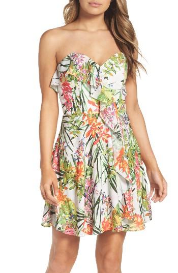 Women's Adelyn Rae Leanna Strapless Dress - White