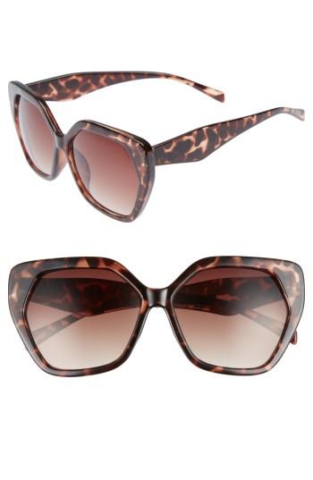Women's Bp. 55mm Cat Eye Sunglasses - Tort