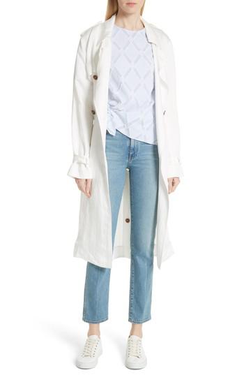 Women's Derek Lam 10 Crosby Trench Coat - White