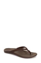 Women's Olukai 'ho Opio' Flip Flop M - Brown