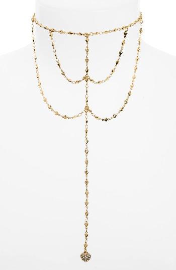 Junior Women's Girly Draped Chain Choker