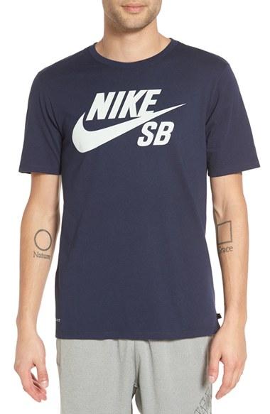 Men's Nike 'sb Logo' T-shirt - Blue