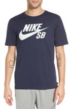 Men's Nike 'sb Logo' T-shirt - Blue
