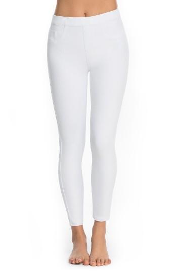 Women's Spanx Jean-ish Leggings - White