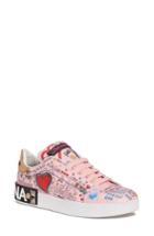 Women's Dolce & Gabbana Mural Graffiti Sneaker .5us / 37eu - Pink