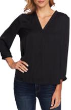 Women's Eileen Fisher Stretch Silk Shirt - Red