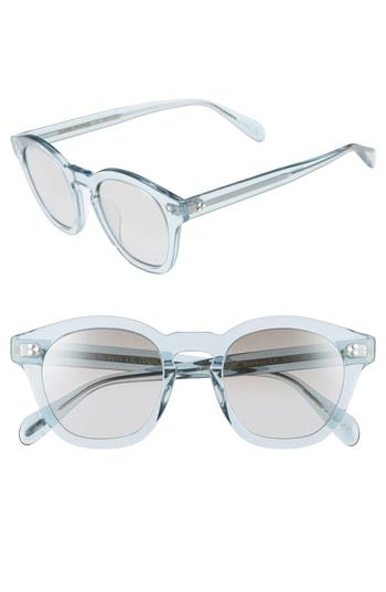 Women's Oliver Peoples Boudreau L.a. 48mm Square Sunglasses - Light Denim