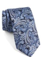 Men's Boss Paisley Silk Tie, Size - Burgundy