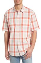 Men's Pendleton Clear Lake Short Sleeve Woven Shirt - Coral